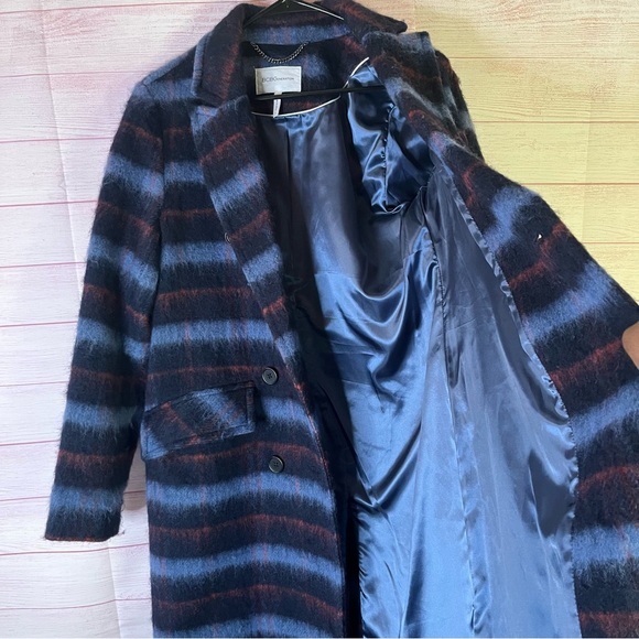 BCBGeneration Wool Blend Double Breasted Pail Notch Collard Coat Size Small - Picture 9 of 16